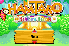 Hamtaro - Rainbow Rescue Title Screen